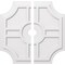 Ekena Millwork Haus Architectural Grade PVC Contemporary Ceiling Medallion, Two Piece, 30"OD x 3"ID x 10"C x 1"P CMP30HS2-03000 - alternate 1